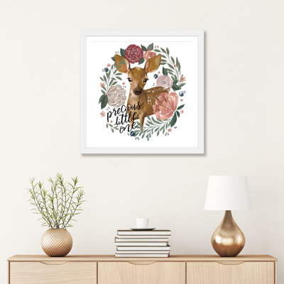 «Baby Woodland Lullaby I» par Loni Harris - impression d'art graphique