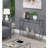Darek 42'' Glass Top Console Table