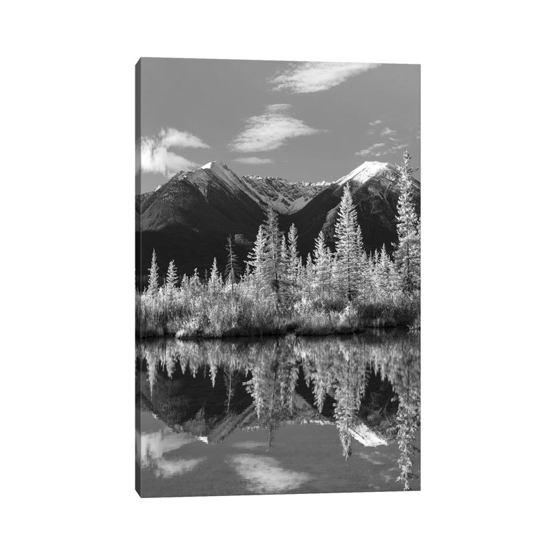 Taiga And Peaks, Sundance Range, Vermilion Lakes, Banff National Park, Alberta, Canada by Tim Fitzharris - Gallery-Wrapped Canvas Giclée on Canvas