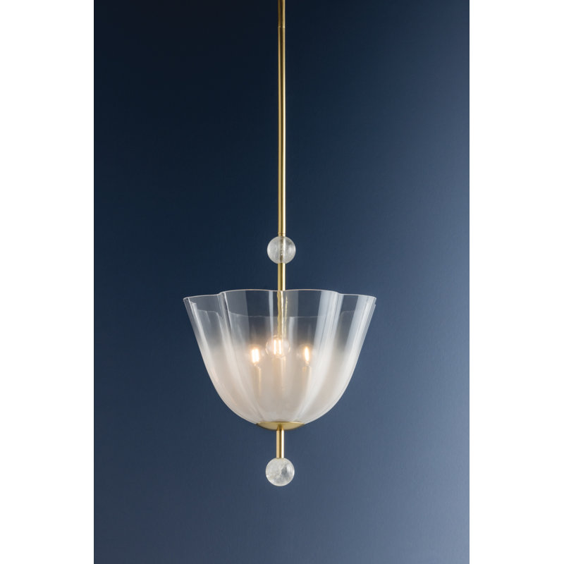 Cambria Heights Lantern in Aged Brass