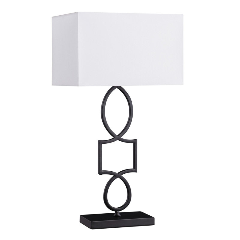 Lampe de table noire 28,5 po Jourdyn, Oui