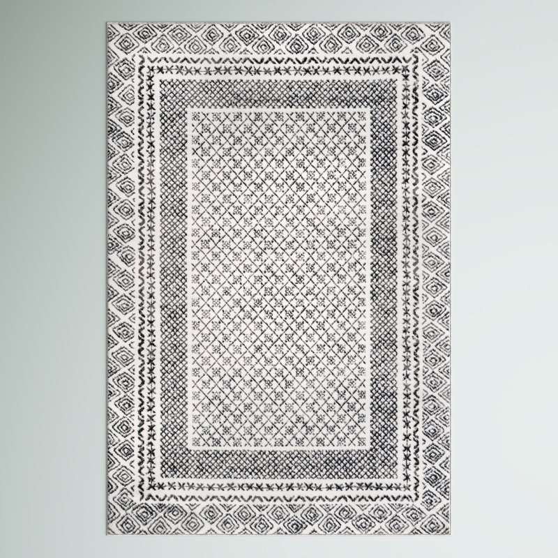 Tapis gris clair Savoie, Rectangle 4 pi x 6 pi