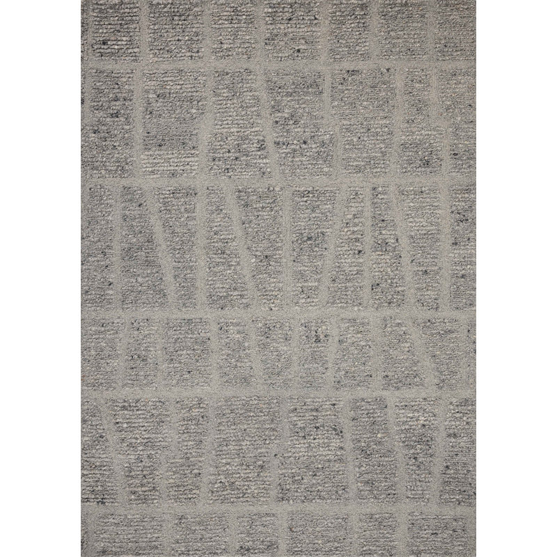 Tapis ardoise Magnolia Home par Joanna Gaines x Loloi Jones, Carré 1 pi 6 po