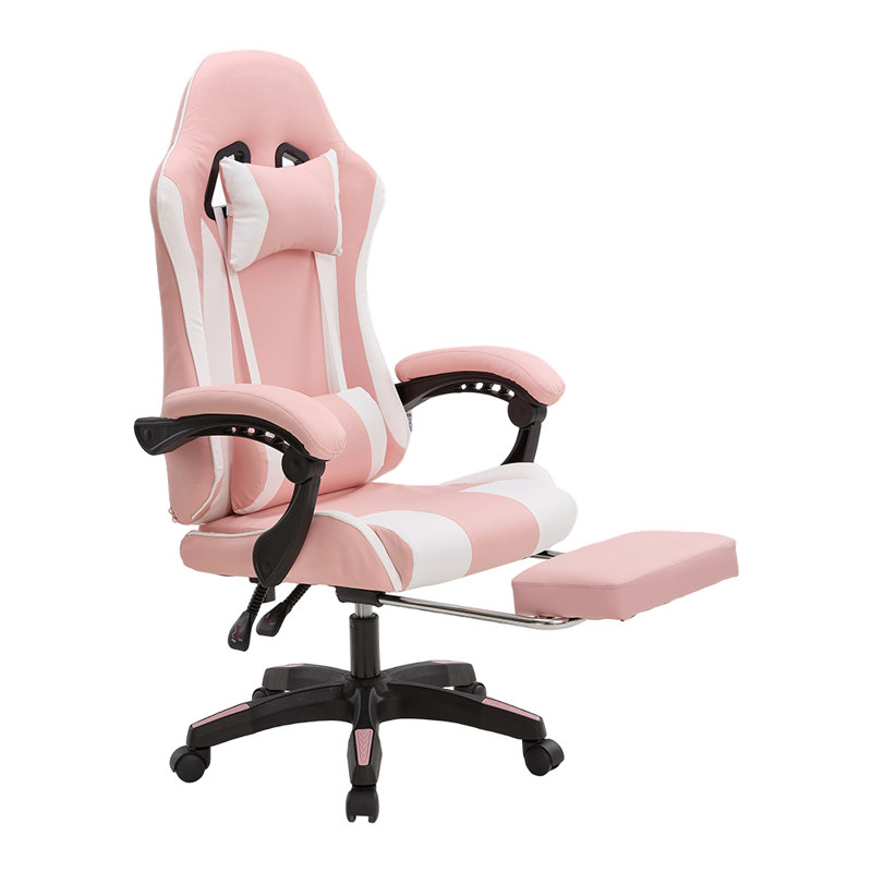 High Back Gaming Chair with Footrest