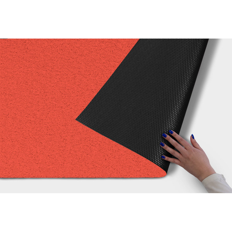 Non-Slip Outdoor Doormat, Dark Purple