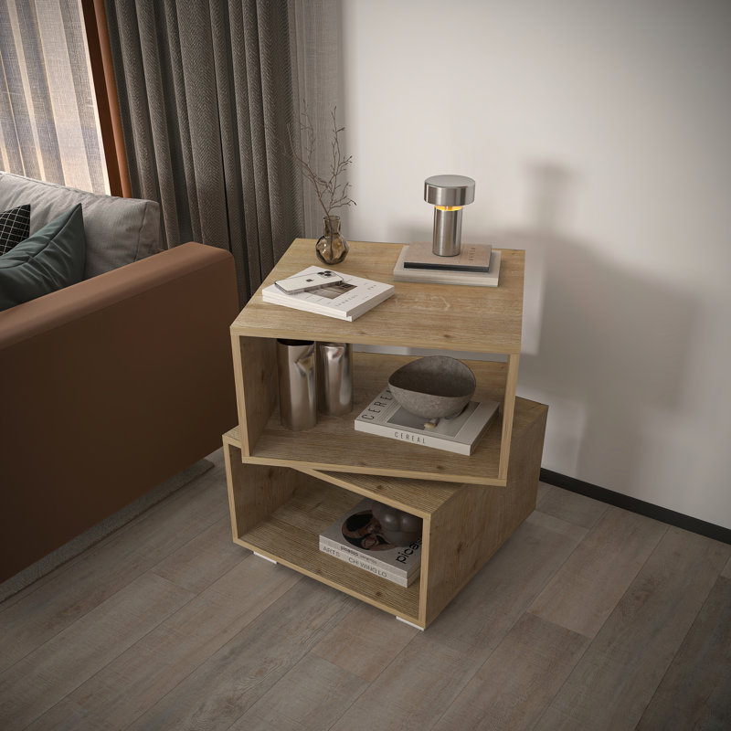 End Table, Oak