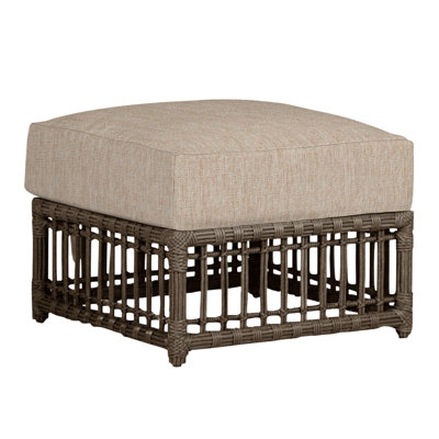Newport Outdoor Ottoman with Cushion
