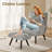 Hogle Upholstered Accent Chair with Ottoman-1727312584-1727312182