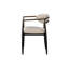 Fauteuil avec dossier ouvert (ensemble de 2)