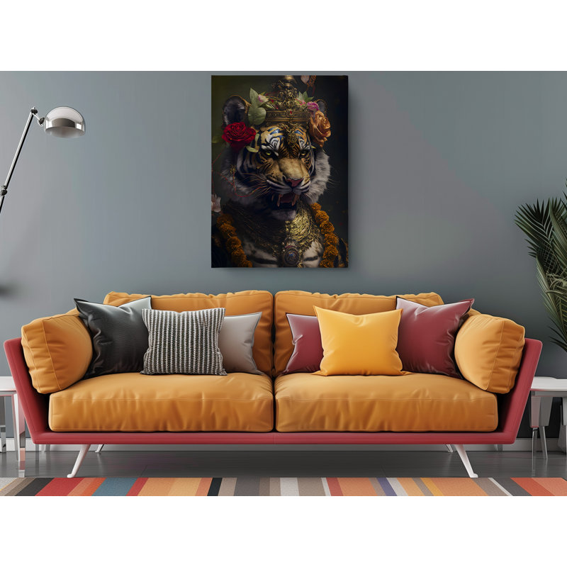 " Counselor Tiger ", 24" H x 16" W x 1" D