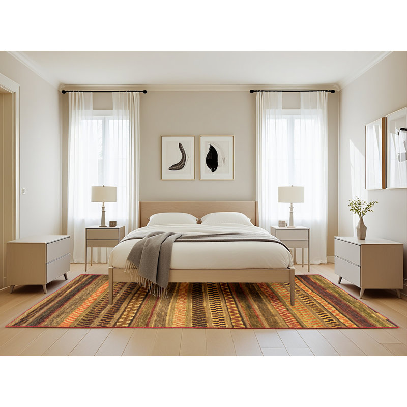Abstract Indoor Rug, Rectangle 5' x 8'