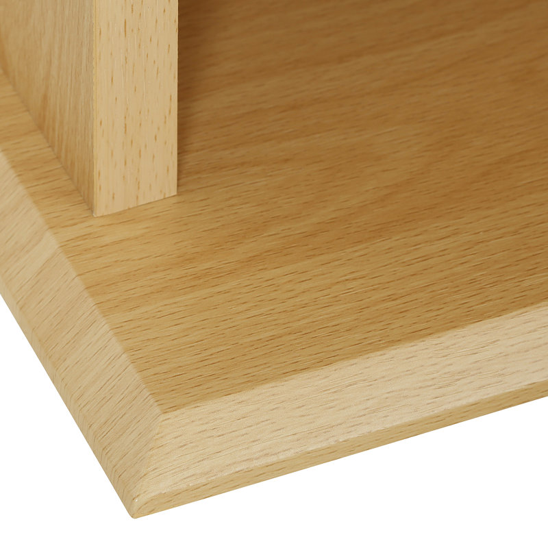 160.5cm H Media Shelves, Beech
