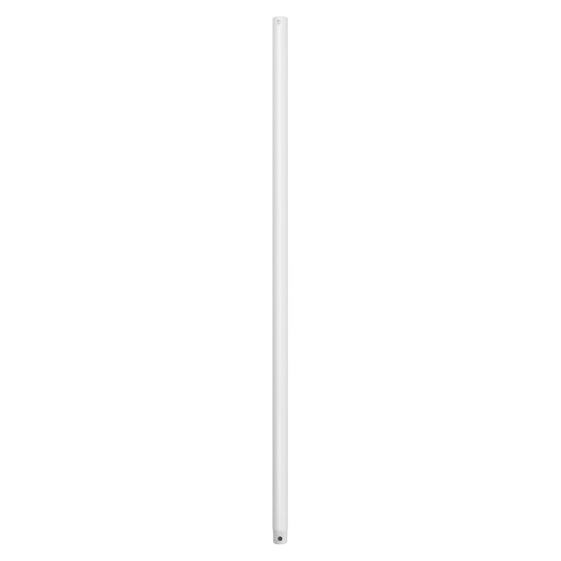 Tige de ventilateur de plafond, Blanc craie, H 36 po x l 1 po x P 1 po