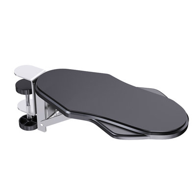 Night Light Ergonomics Desk Extender Tray, Table Mount Arm Wrist Relaxing Shelf, 90° Foldable Elbow Arm Support, Clamp On Computer Arm Relaxing For Desk, For Office Home