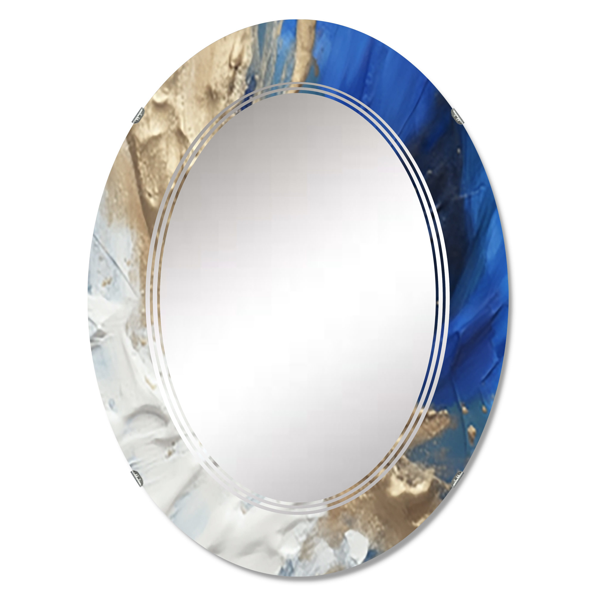 East Urban Home Ramoco Oval Wall Mirror | Wayfair