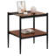 Tables d'appoint en verre trempé avec tablette Finkelstein-105688588-105688591