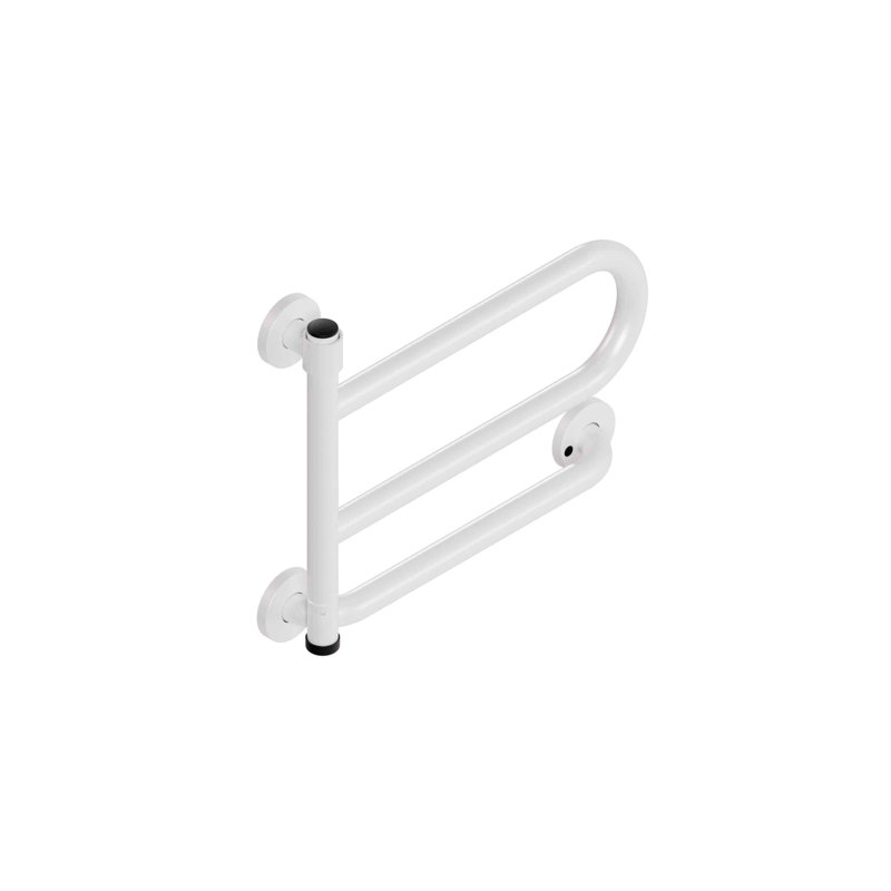 Barre d'appui pivotante blanche DependaBar (17,5 po), Blanc