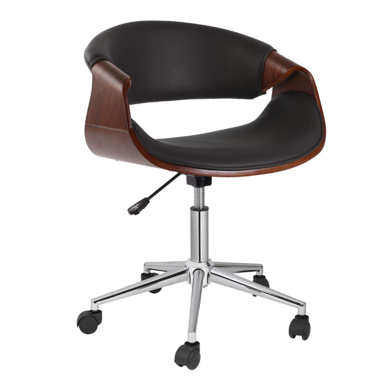 Chaise de travail Bartinus, Noir
