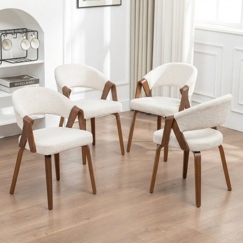 Chaise rembourrée Providence, Beige