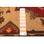 Tapis tadjik brun clair 2 pi 11 po x 10 pi 10 po