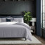 Walker Ticking Stripe Indigo/Ivory Cotton Duvet Cover Set-1234923204