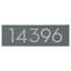 Plaque d’adresse murale sur 1 ligne flottante-41299680-41299946-41303794
