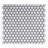 Supreme Tile Porcetile 12.41 in. x 11.46 in. Penny Matte Porcelain Mosaic Wall and Floor Tile