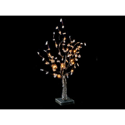 24'' Flowering Tree in Metal Square Base
