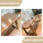 Nut-brown Rectangular Solid Wood desk-570052805