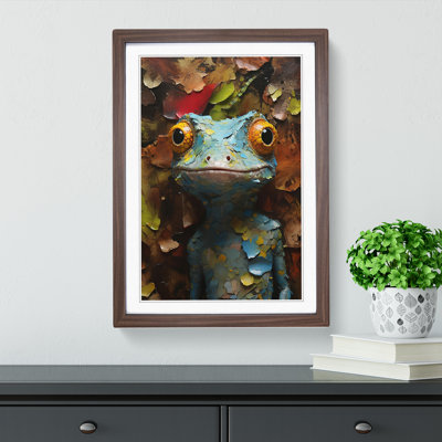 Gecko Contemporary No.2 - Framed Print