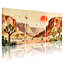 Paysage et nature, paysage désertique avec cactus et coucher de soleil, ensemble de 3 impressions sur toile-1739696991