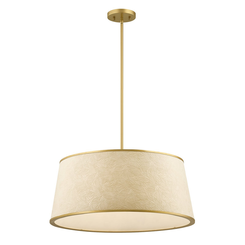 Sombra 6-Light Pendant in Spun Gold by Breegan Jane