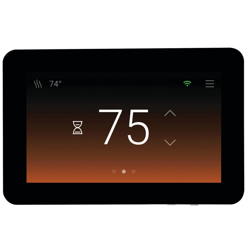 Thermostat de plancher chauffant 120 L 3 po x l 3 po avec thermostat programmable