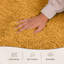 Aspire Homeware Mustard Yellow Shaggy Area Rug Soft Plush Indoor Carpet-1611111627