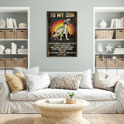 Carisia Dinosaur To My Son