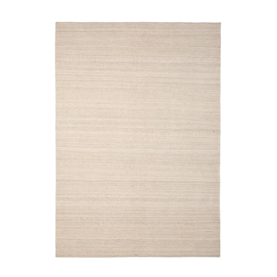 Essentials Wool Area Rug in Beige