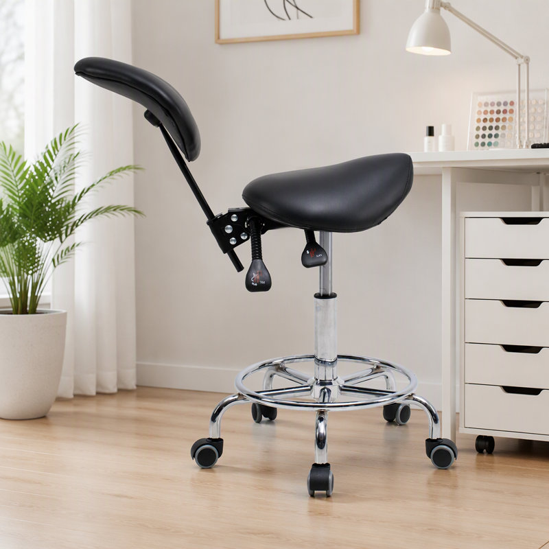 Tabouret pivotant selle