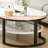 Modern Coffee Table U Shape Steel Frame-5216871-5216868