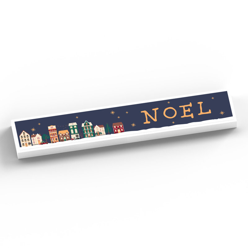Xmas Noel Wooden Memento Block