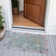 Machine Washable Indoor/Outdoor Xhevrie Mint Rug