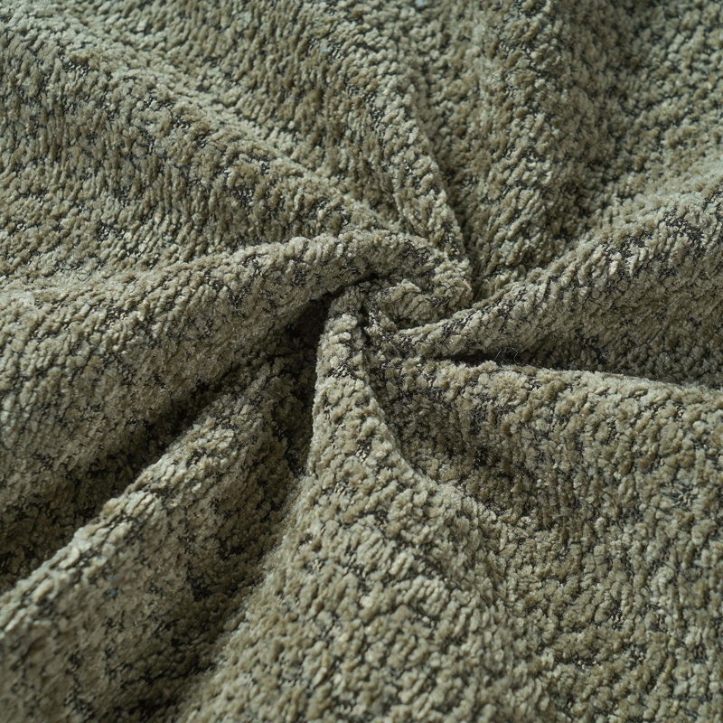 Repose-pieds rembourré bleu Boucle 62,6 po Lorcan, Green