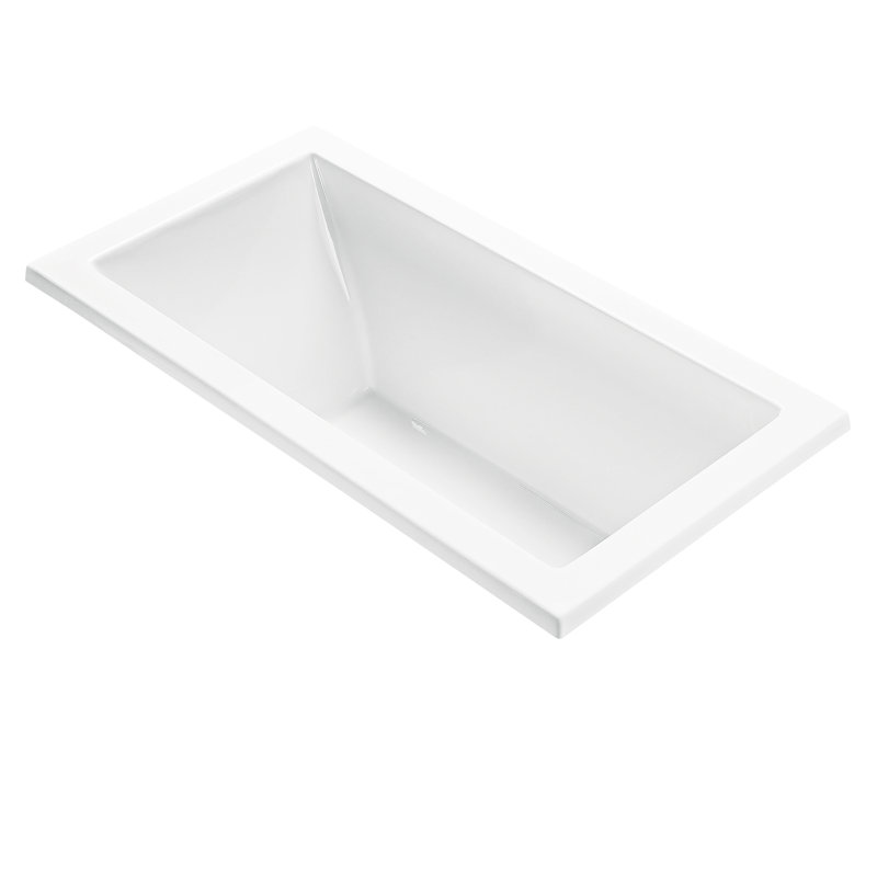 MTI Solutions 7 60" Whirlpool Bathtub, White