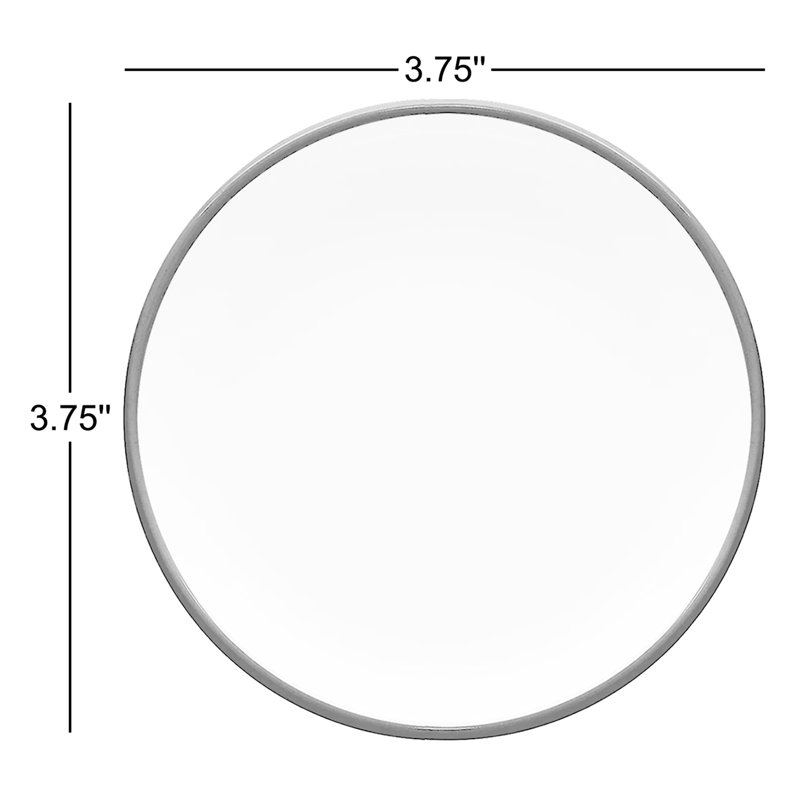 Noritake Colortex Stone Stax Mini Plates, 3-3/4", Black