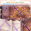 Structure de lit pleine grandeur en métal pour enfants, mauve-1101989026