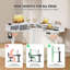 Olevide Adjustable Height Modular Steel Standing Desk-658588112