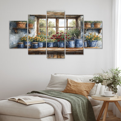 Ensemble de décorations murales Farm Pottery Earthy Color Simplicity IV - Boho Pottery