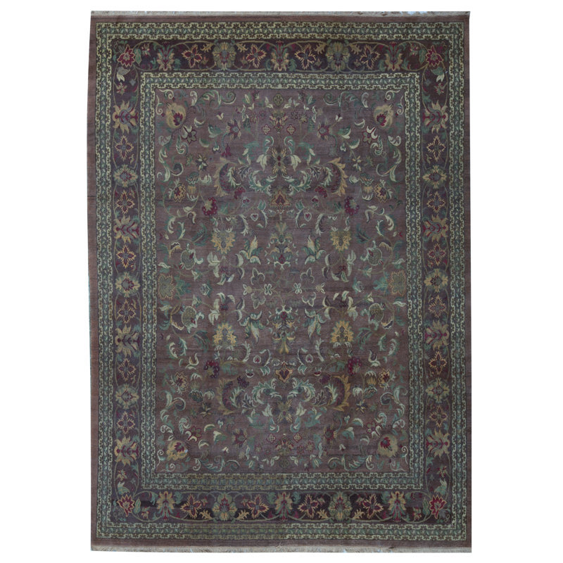 Tapis rouille de haute qualité noué à la main