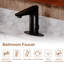 Drop-In Single-handle Bathroom Faucet with Drain Assembly