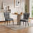 Modern Upholstered Dining Chair with Metal Frame-46129430