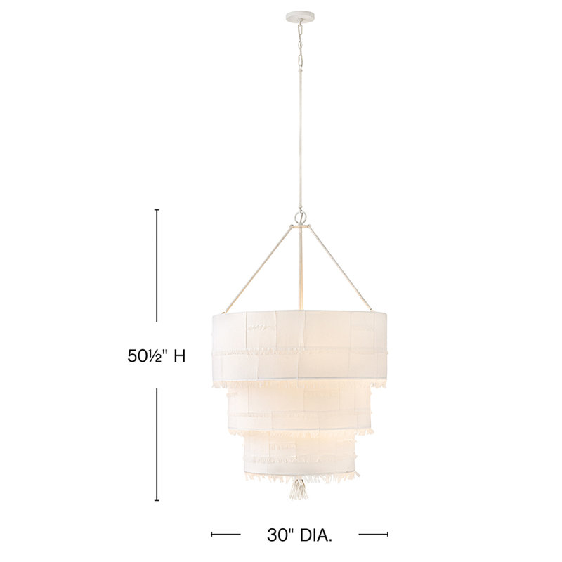 Baya 10 - Light Steel Chandelier